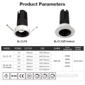 7W 9W 12W süllyesztett reflektorfény LED Trimless Downlight
